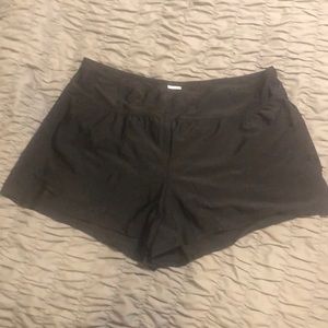 Ava & Viv women’s plus 20W/22W black swim shorts